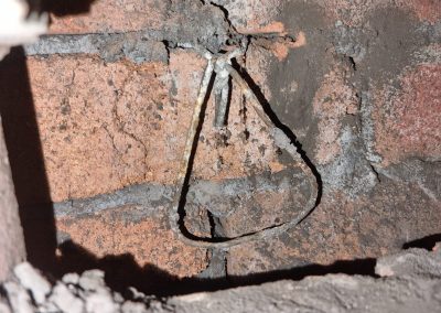 Rusty Wall Tie (Isolated)