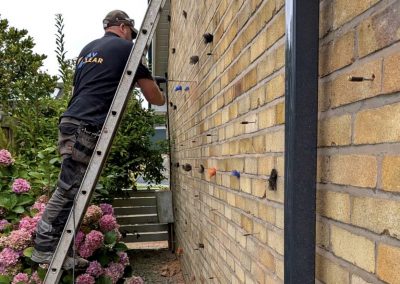 Wall Tie Installation