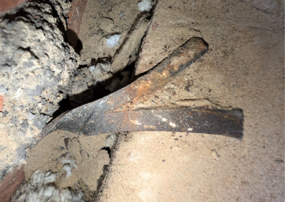 Rusty Cavity Wall Ties