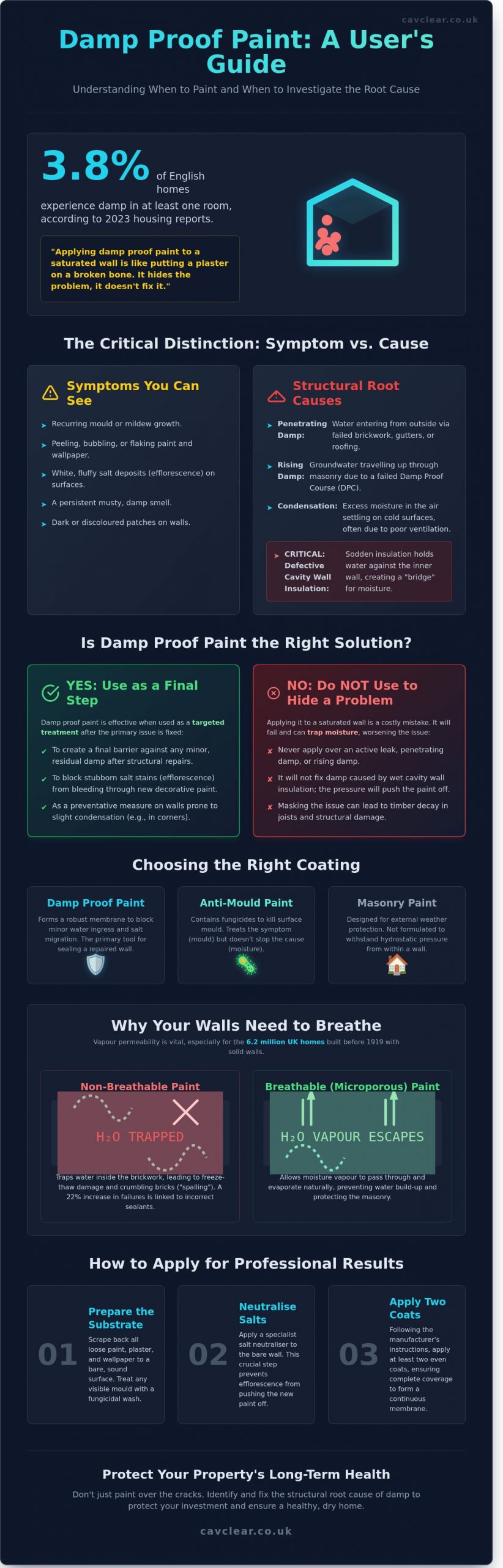Damp Proof Paint: A Specialist Guide to Effective Usage and Root Cause Solutions
