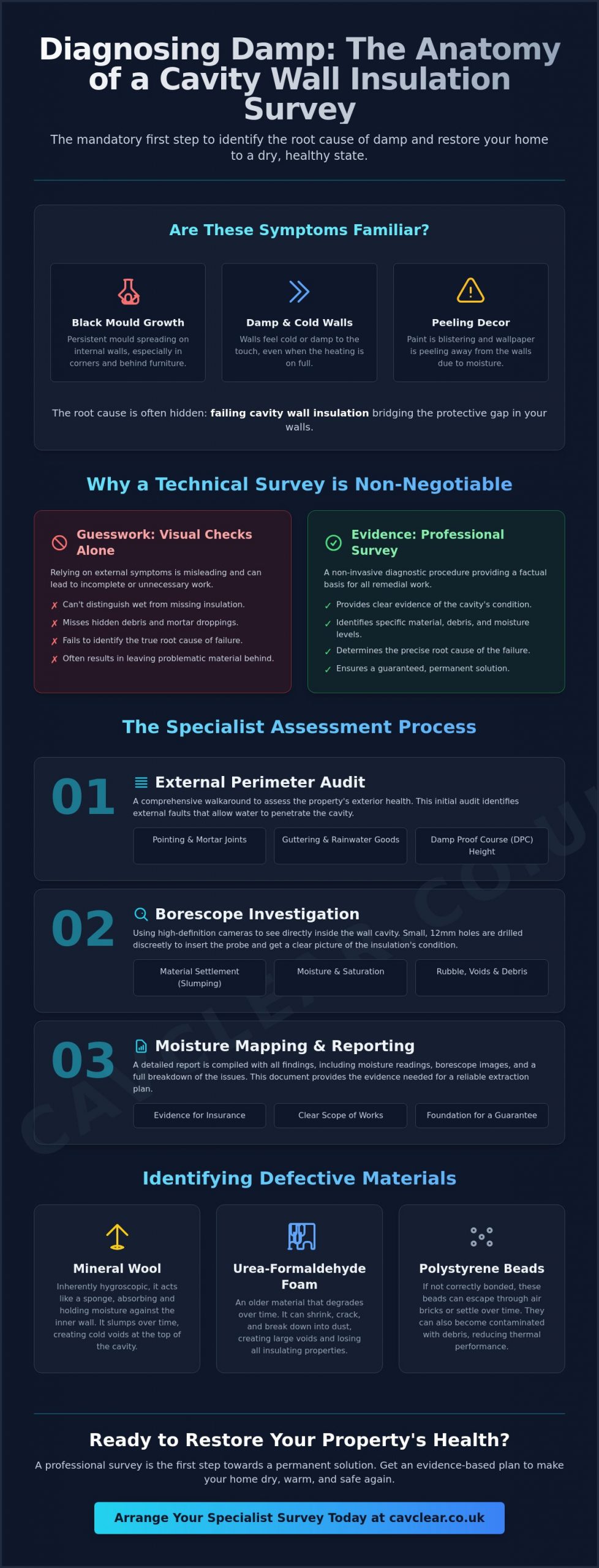 Survey for Cavity Wall Insulation Removal: The Professional Specialist Guide