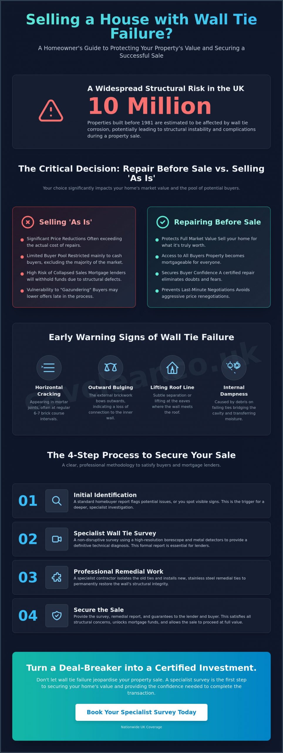 Can You Sell a House with Wall Tie Failure? A Guide to Structural Integrity and Saleability