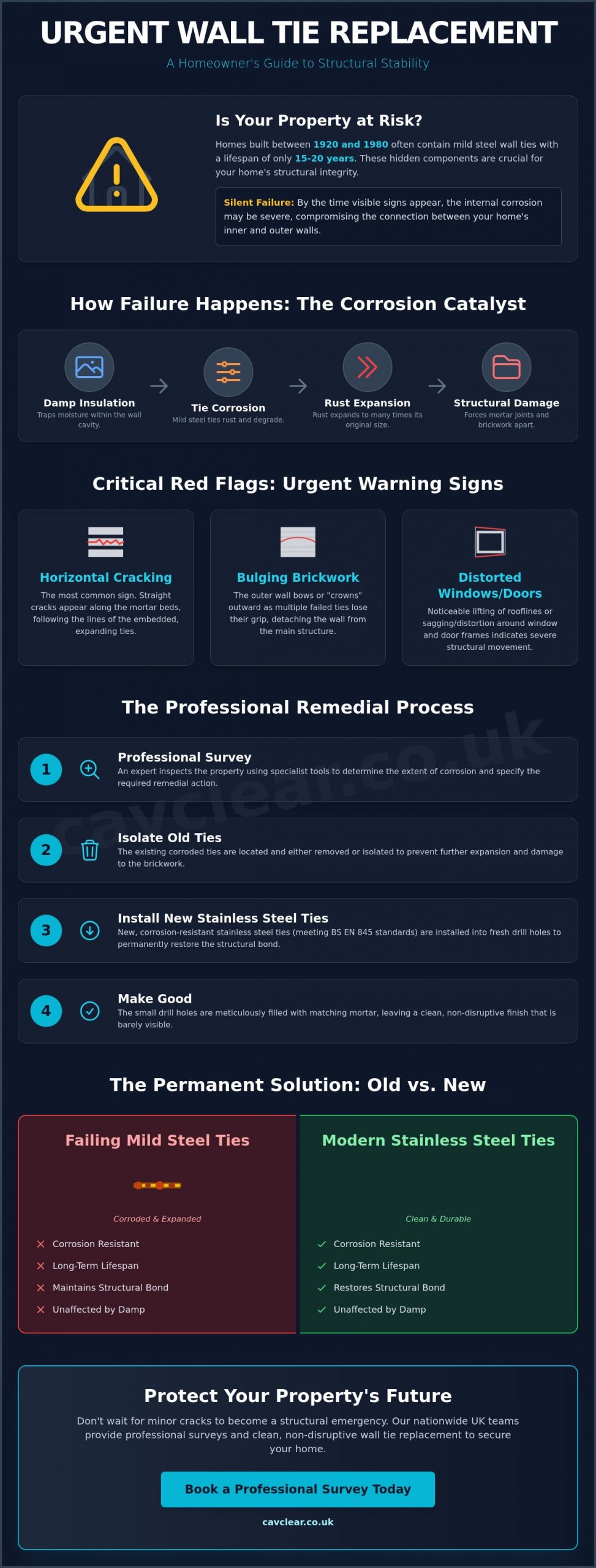 Urgent Wall Tie Replacement: Protecting Your Property’s Structural Integrity