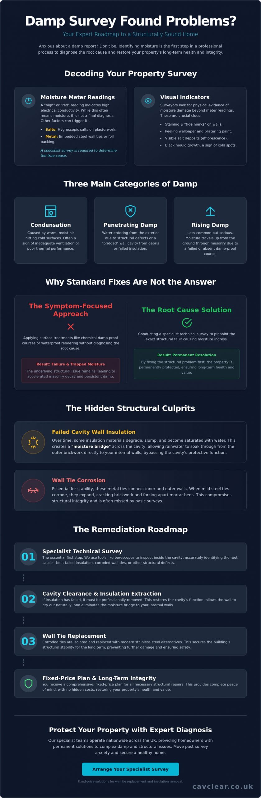 What Happens if a Damp Survey Finds Problems? A Homeowner’s Guide (2026)