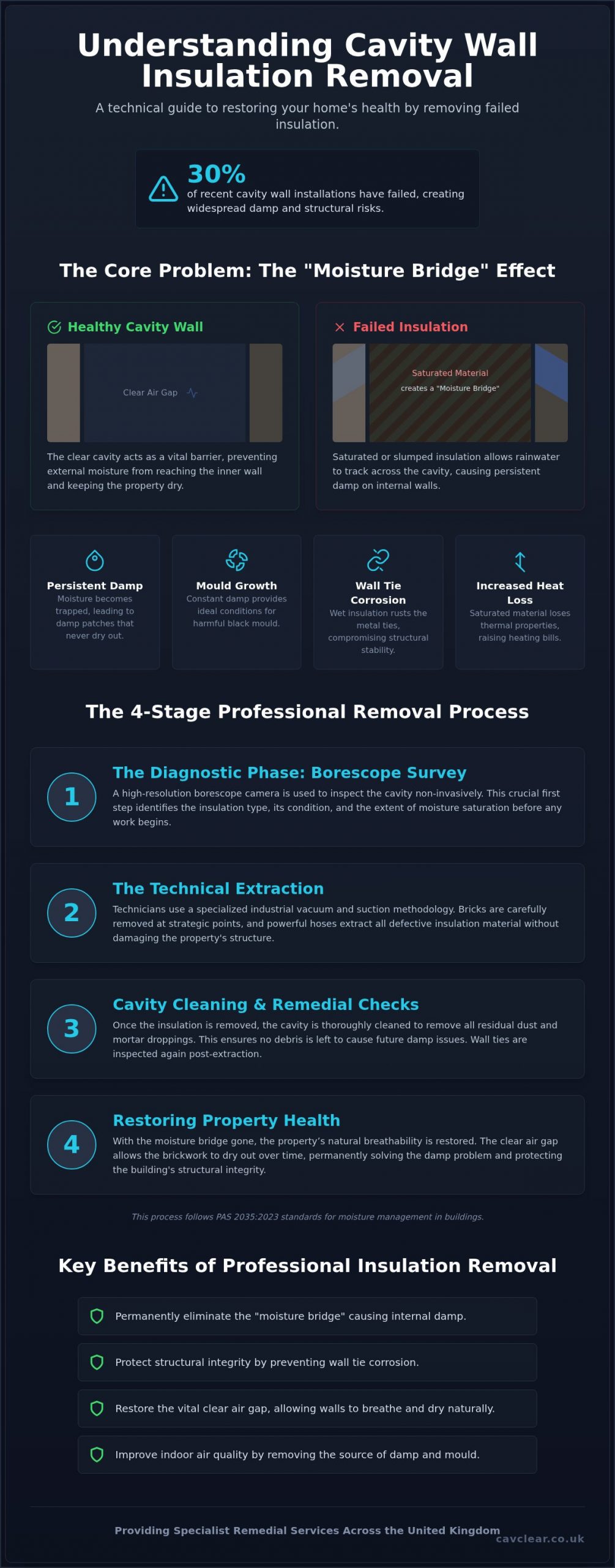 What Happens During Cavity Wall Insulation Removal? A Professional Technical Guide