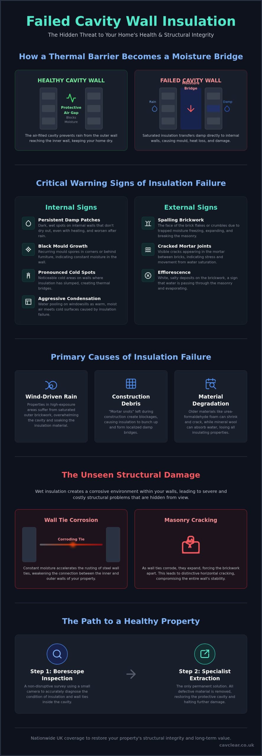 Signs of Failed Cavity Wall Insulation: 2026 Guide