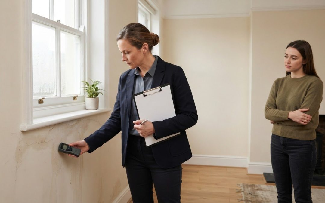 Presenting an independent damp report and understanding who should arrange repairs